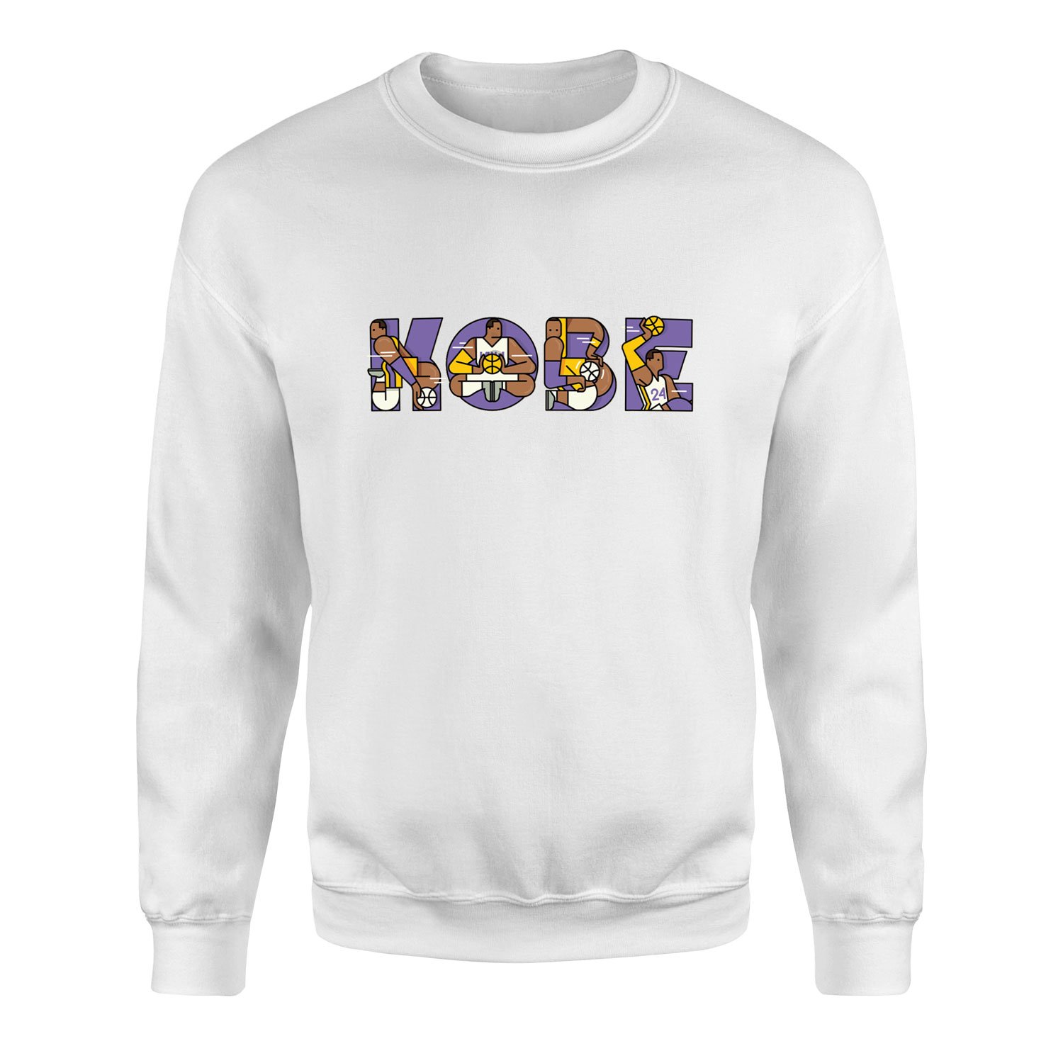 KOBE Sweatshirt L - Beyaz