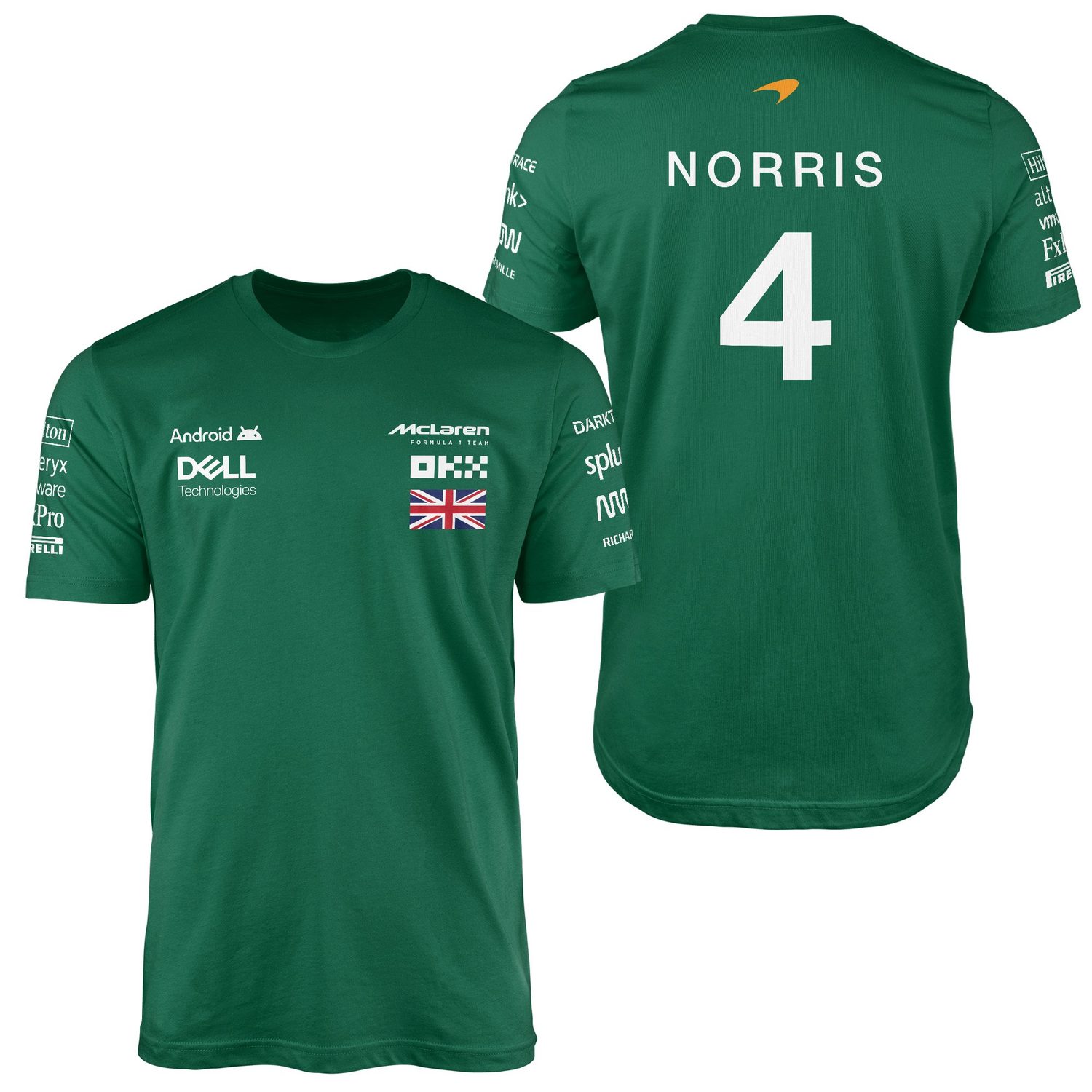 Lando Norris | Driver Edition Tişört XL - Nefti Yeşili