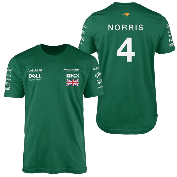 Lando Norris | Driver Edition Tişört XL - Nefti Yeşili