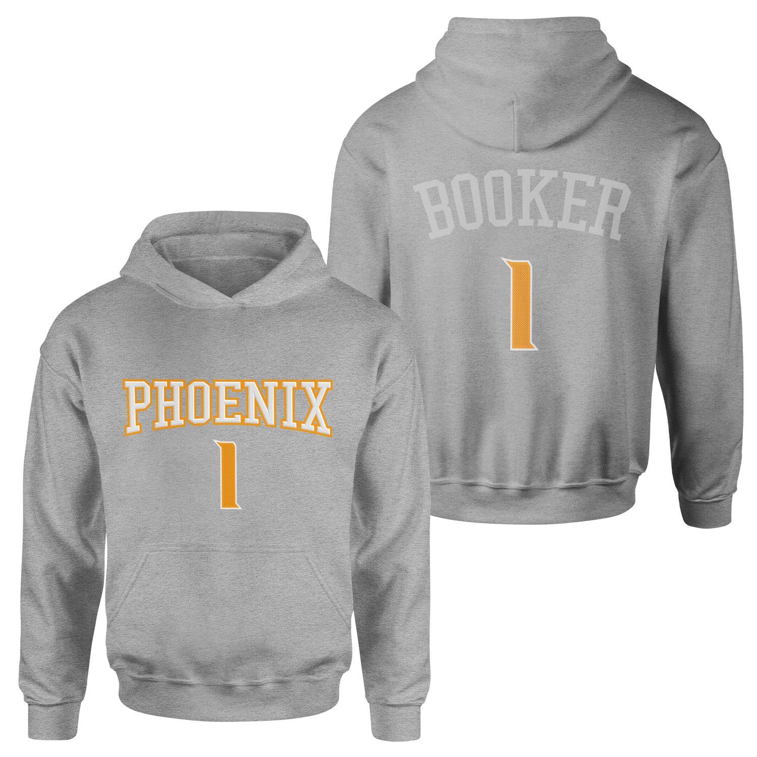 Devin Booker Phoenix Forma Hoodie XXL - Gri
