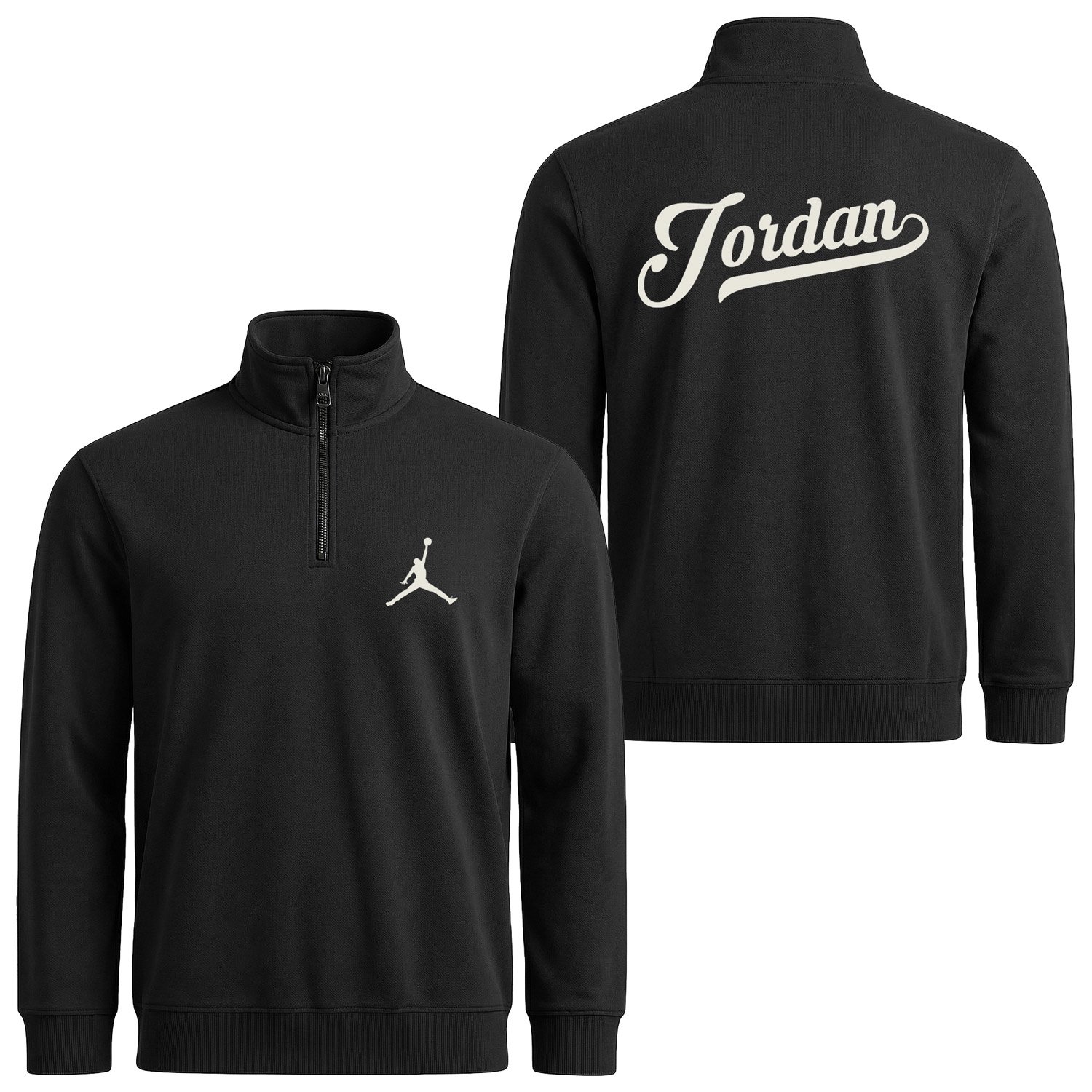 Jordan Enhanced Yarım Fermuarlı Sweatshirt M - Siyah