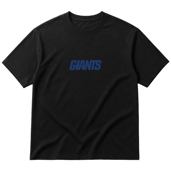 NY GIANTS Oversize Tişört S - Siyah