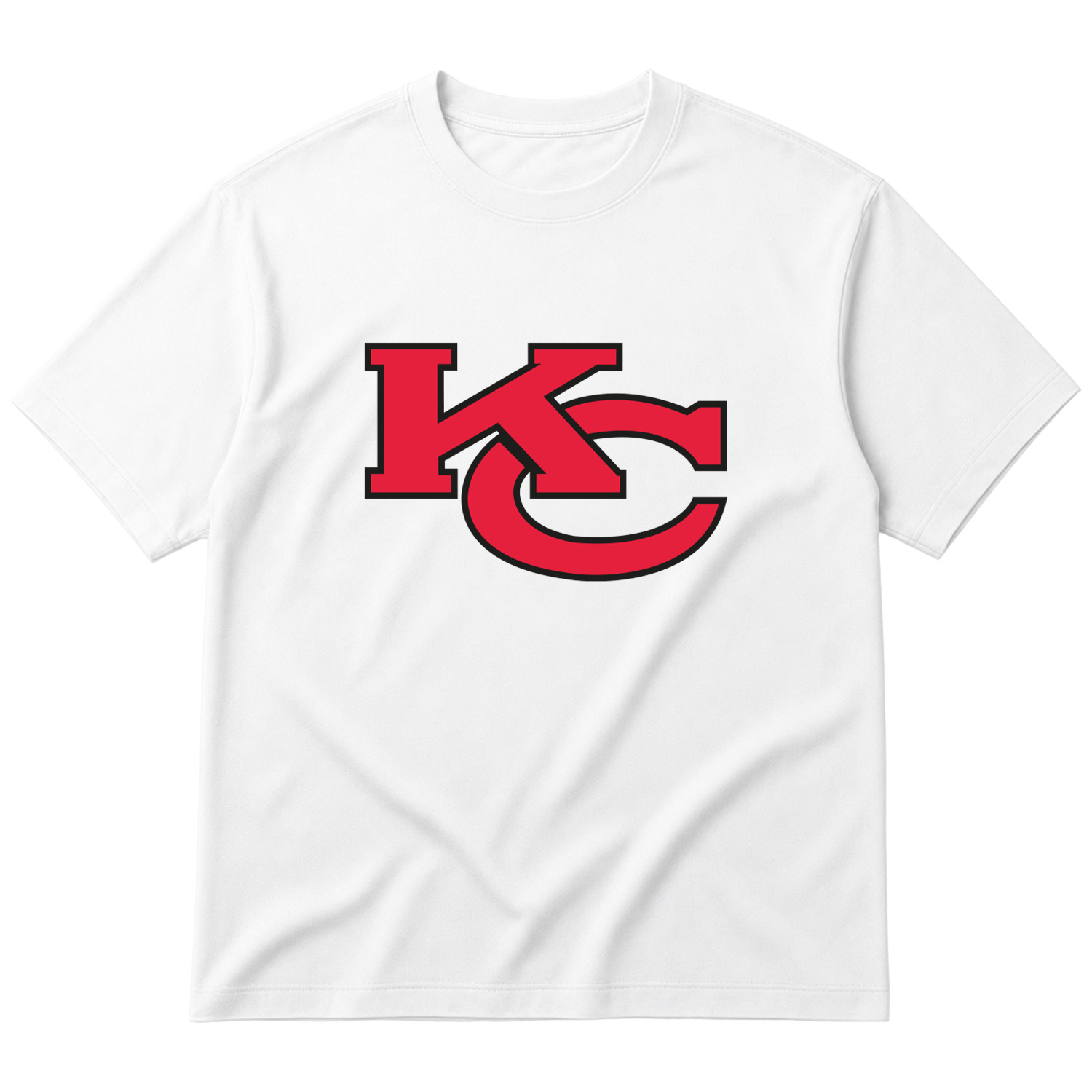 Chiefs, KC Oversize Tişört M - Beyaz