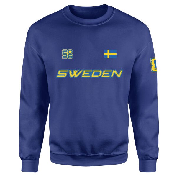 İsveç 2026 Sweatshirt L - İndigo Mavisi