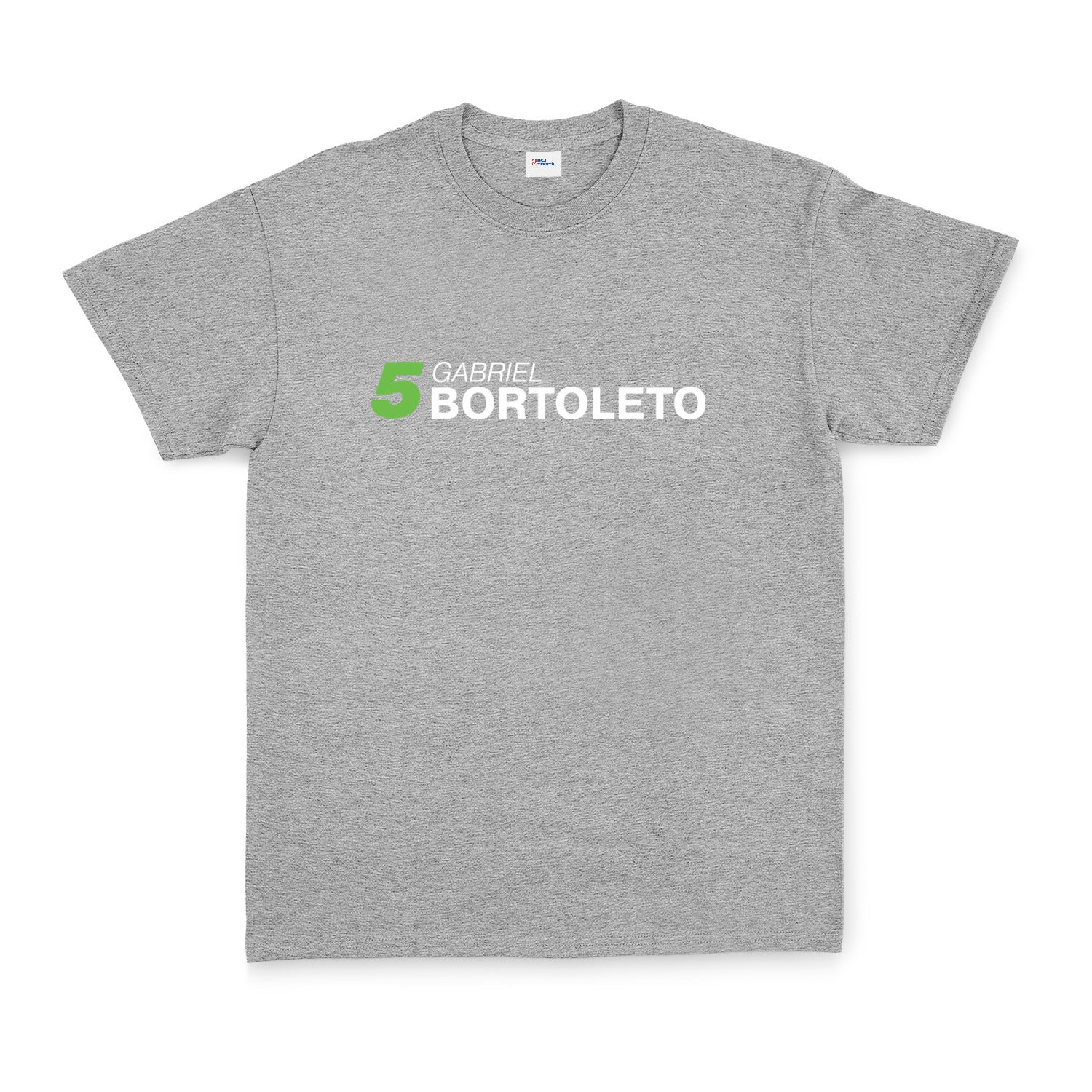 Gabriel Bortoleto 5 Tişört S - Gri