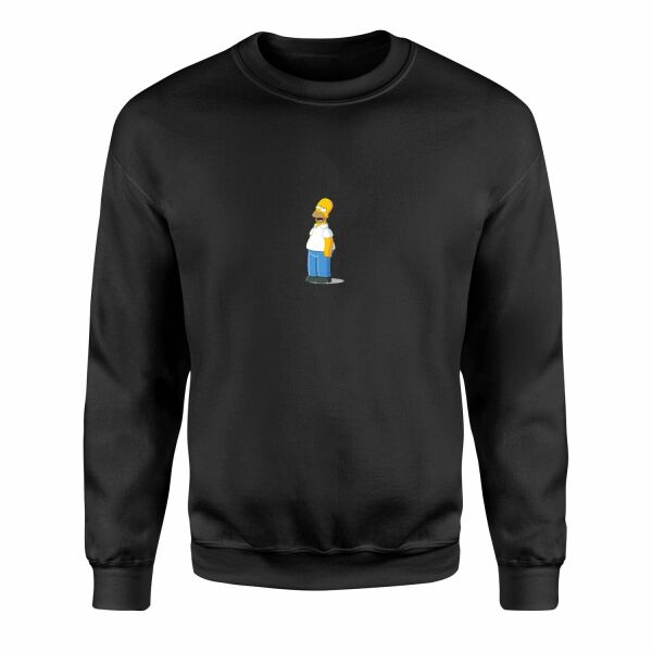 Homer Simpson, Everyday Hero | The Simpsons Sweatshirt M - Siyah