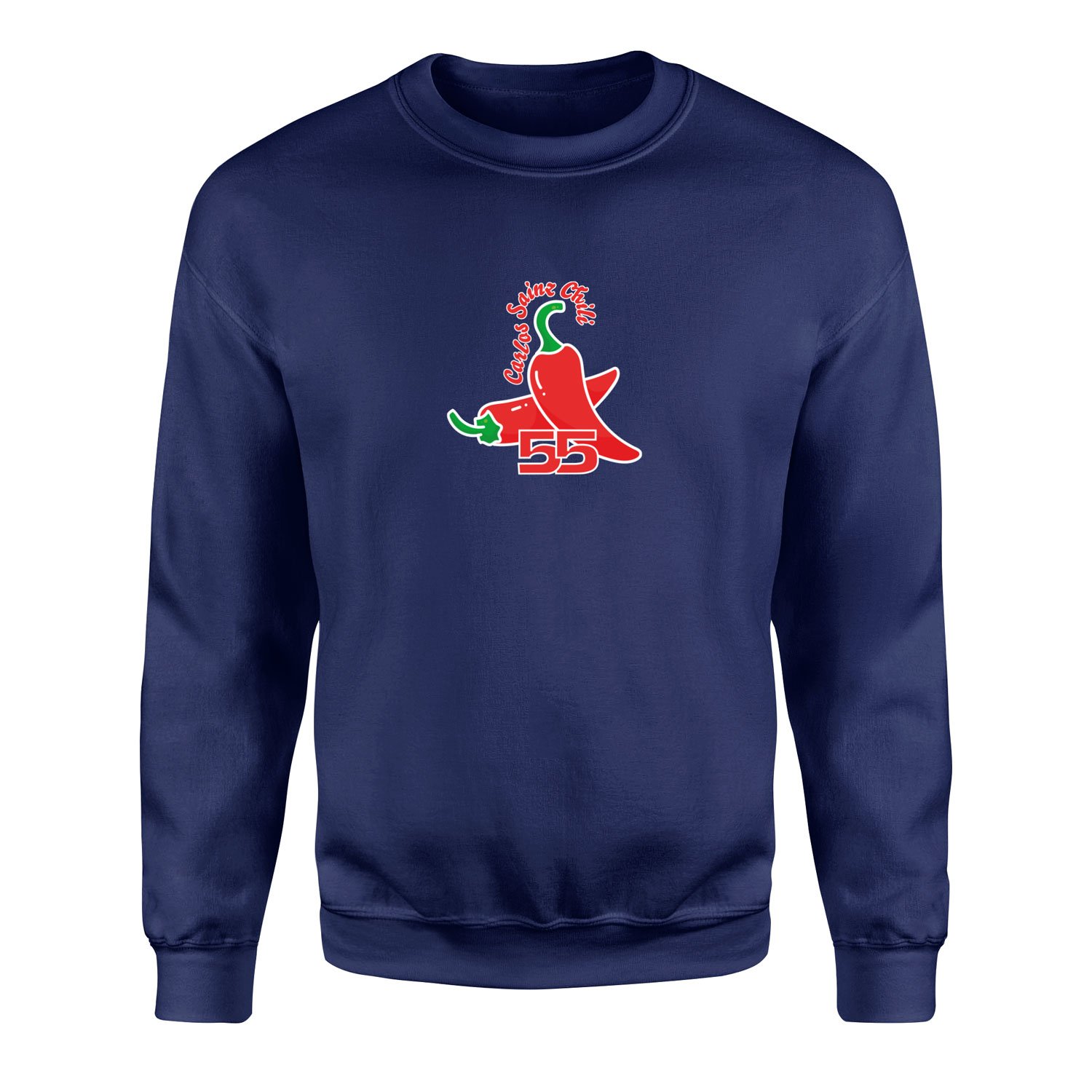 Carlos “Chili” Sainz Illustration Sweatshirt L - İndigo Mavisi