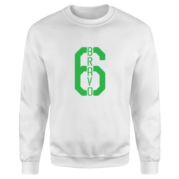 Bravo 6 | Call of Duty Sweatshirt L - Beyaz