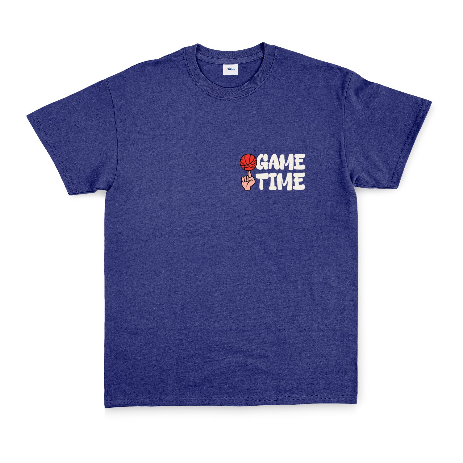 Game Time Tişört XXL - İndigo Mavisi