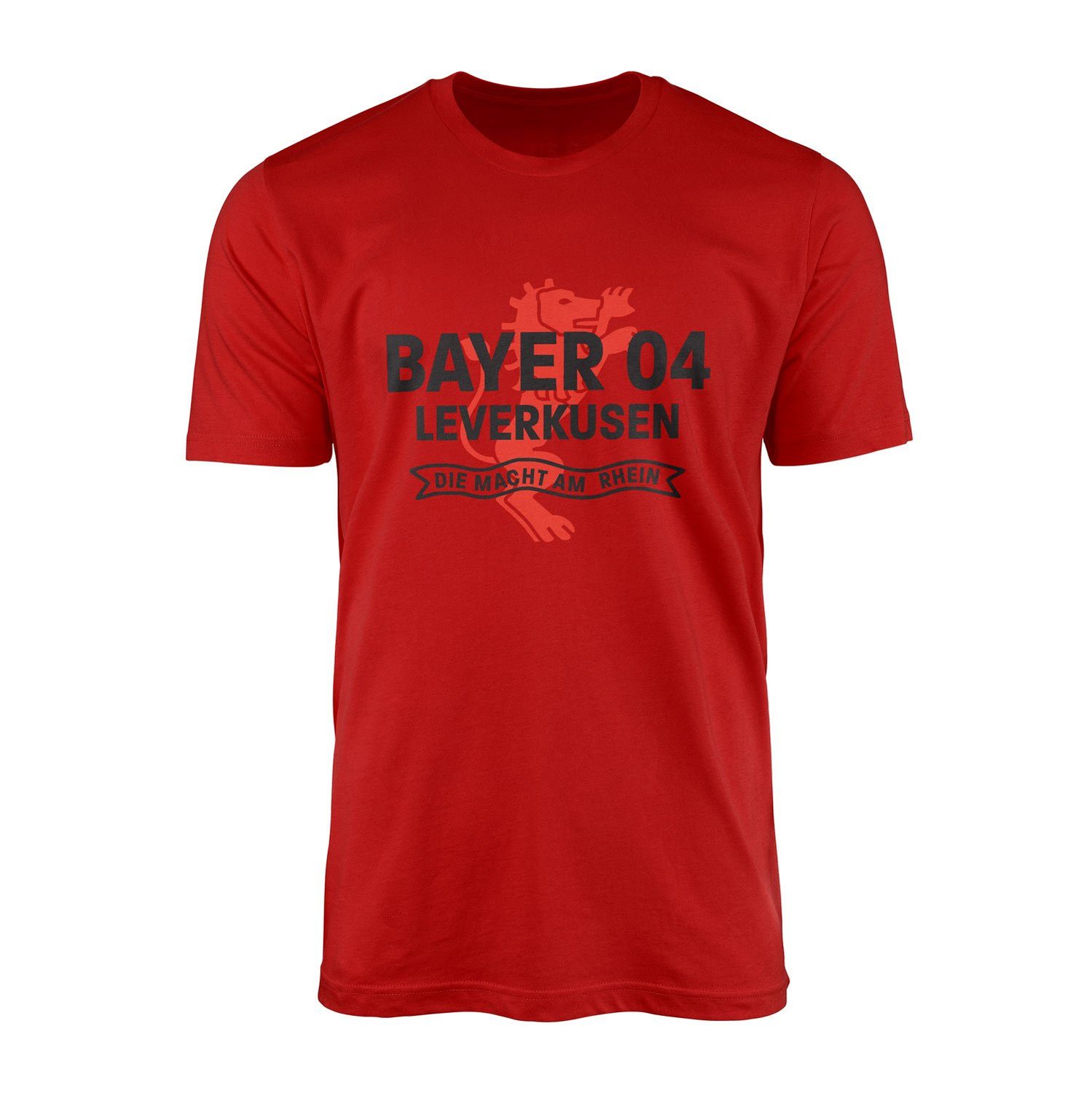 B04 Leverkusen Die Macht Am Rhein Tişört L - Kırmızı