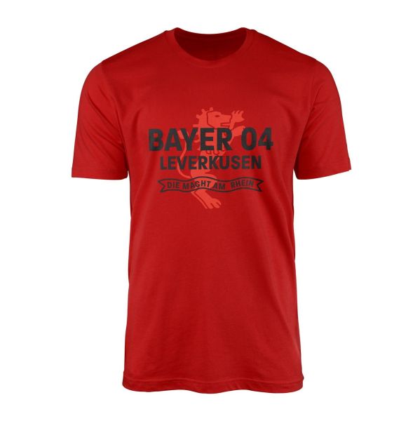 B04 Leverkusen Die Macht Am Rhein Tişört L - Kırmızı