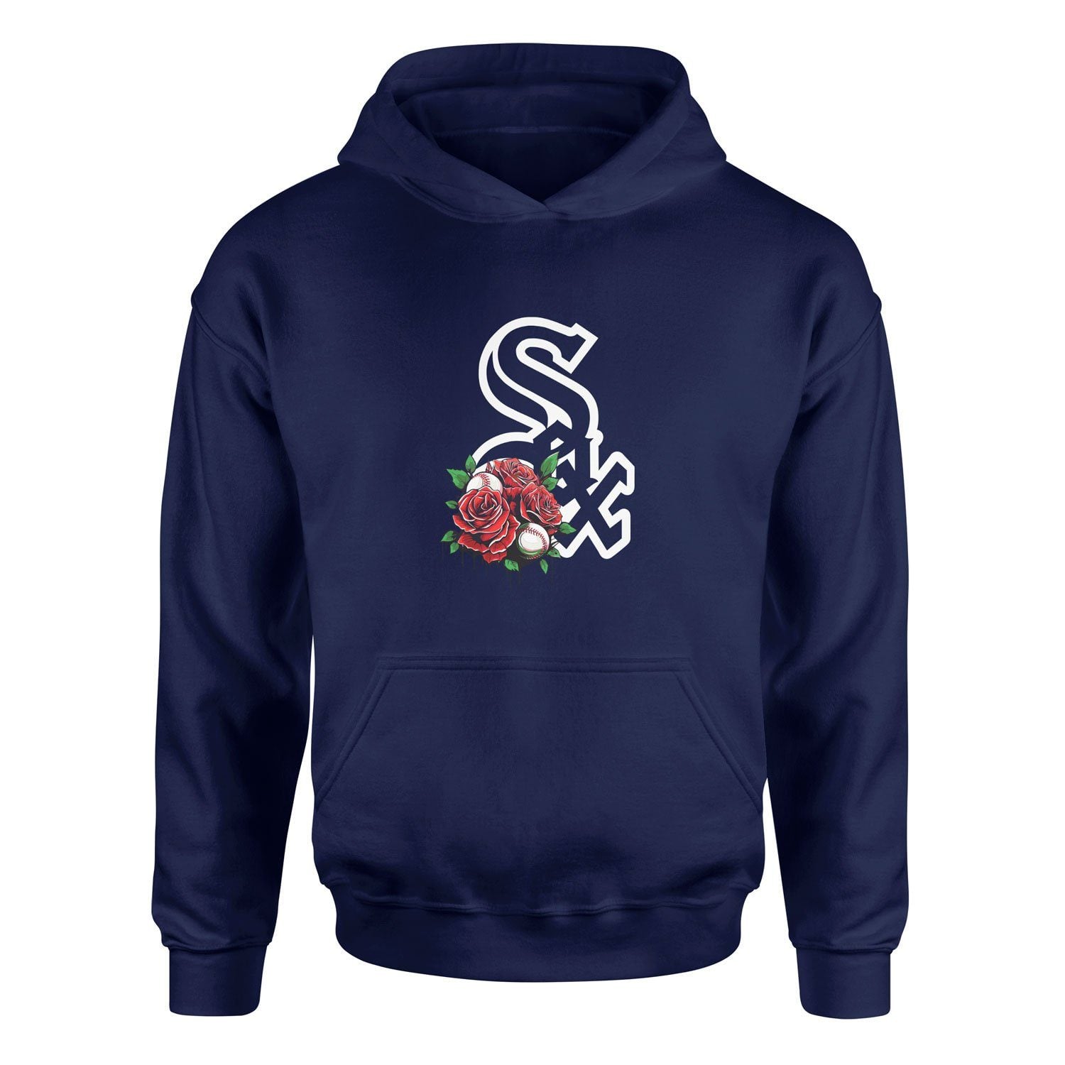 Chicago White Sox Roses Hoodie L - İndigo Mavisi