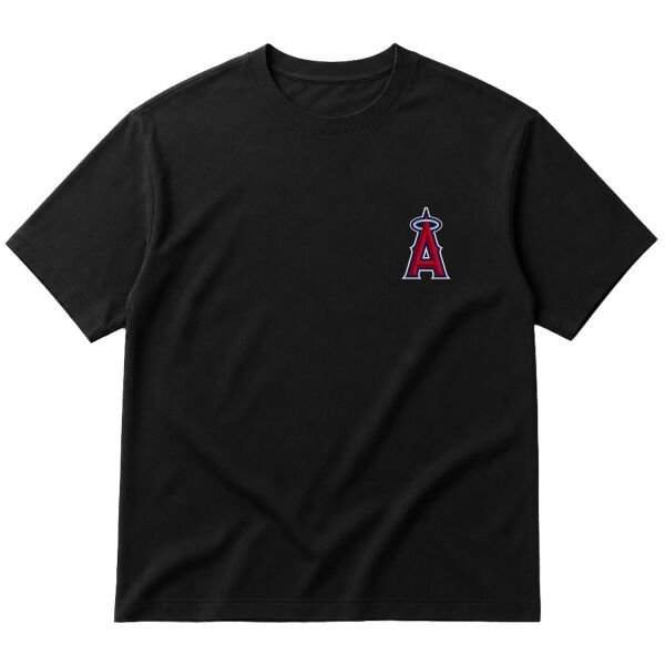 Los Angeles Angels Oversize Tişört M - Siyah