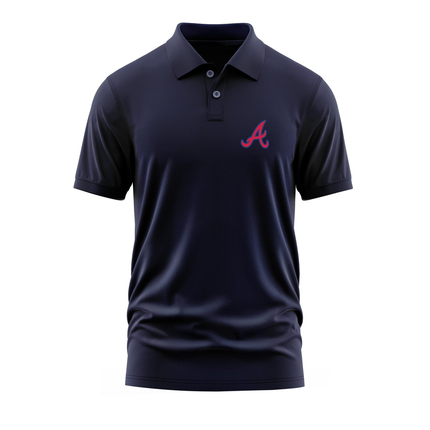 Atlanta Braves Polo Tişört XL - İndigo Mavisi