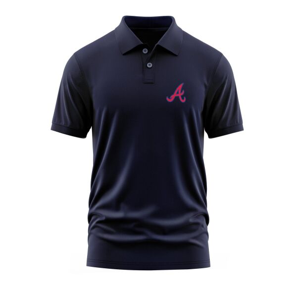 Atlanta Braves Polo Tişört XL - İndigo Mavisi