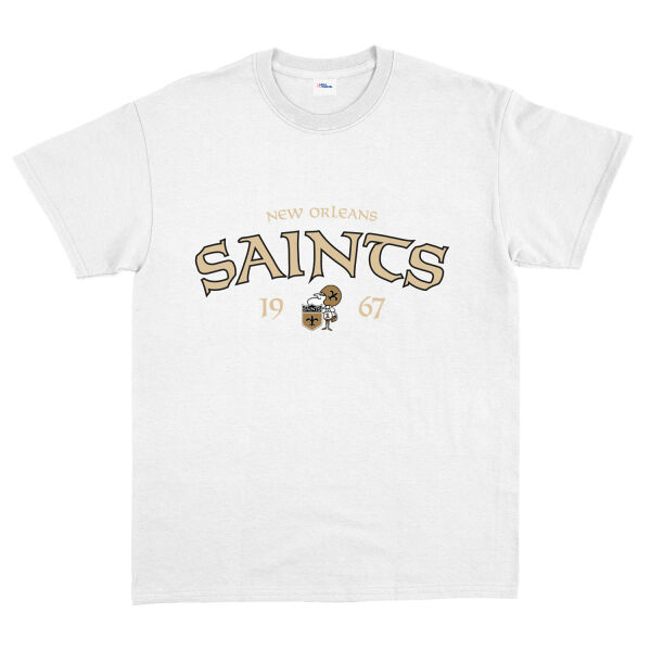 New Orleans Saints 1967 Tişört XL - Beyaz