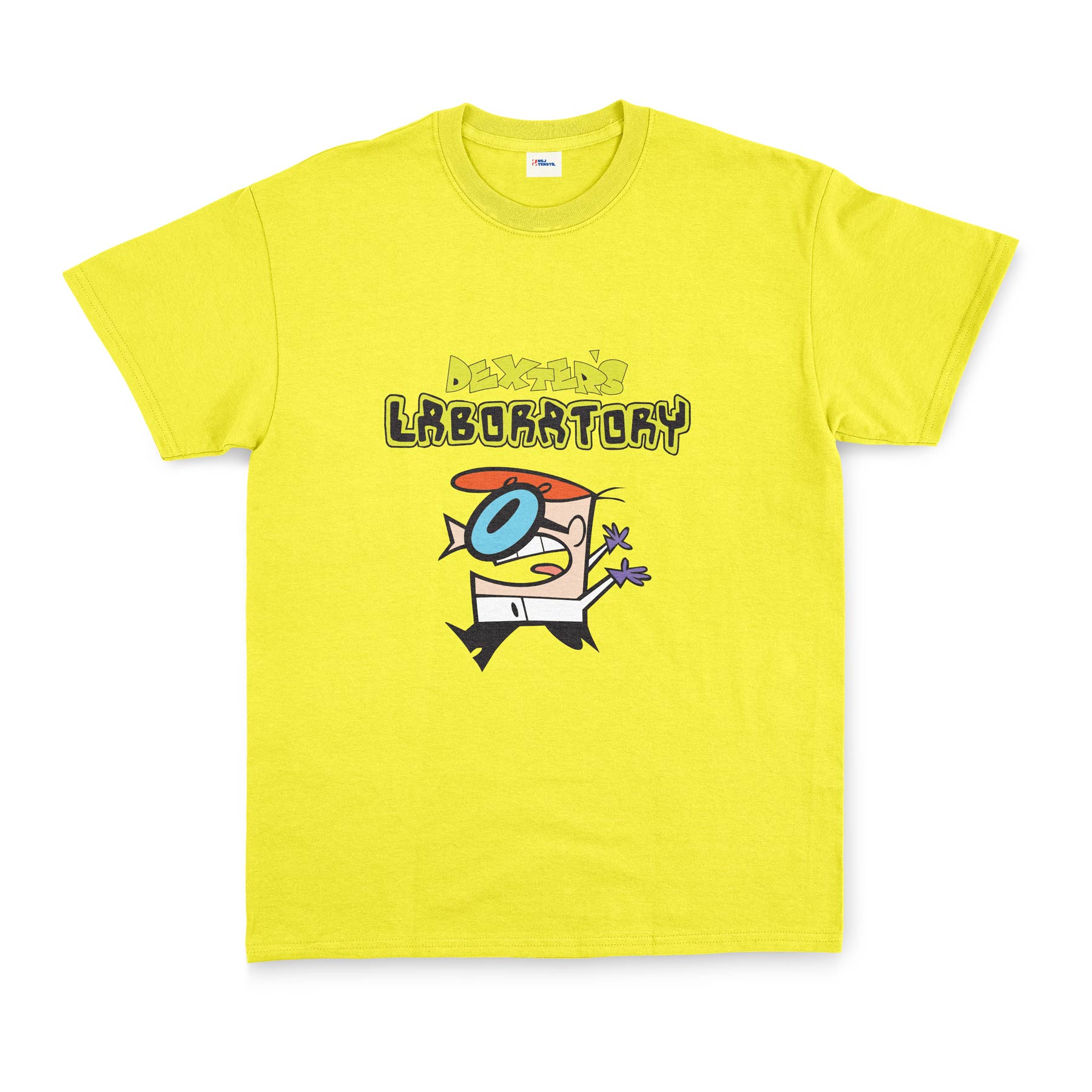 Dexter Lab Tişört XL - Sarı