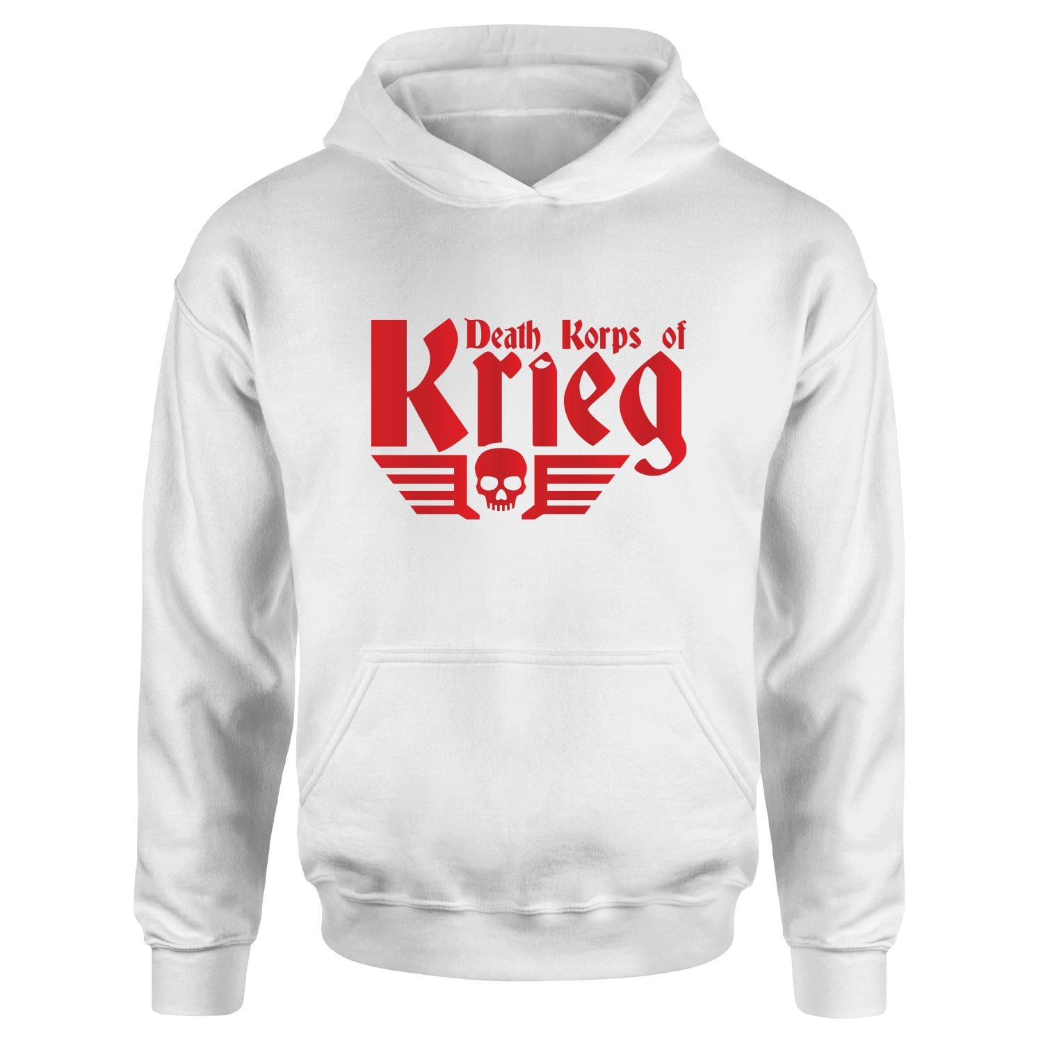 Death Korps of Krieg Hoodie M - Beyaz