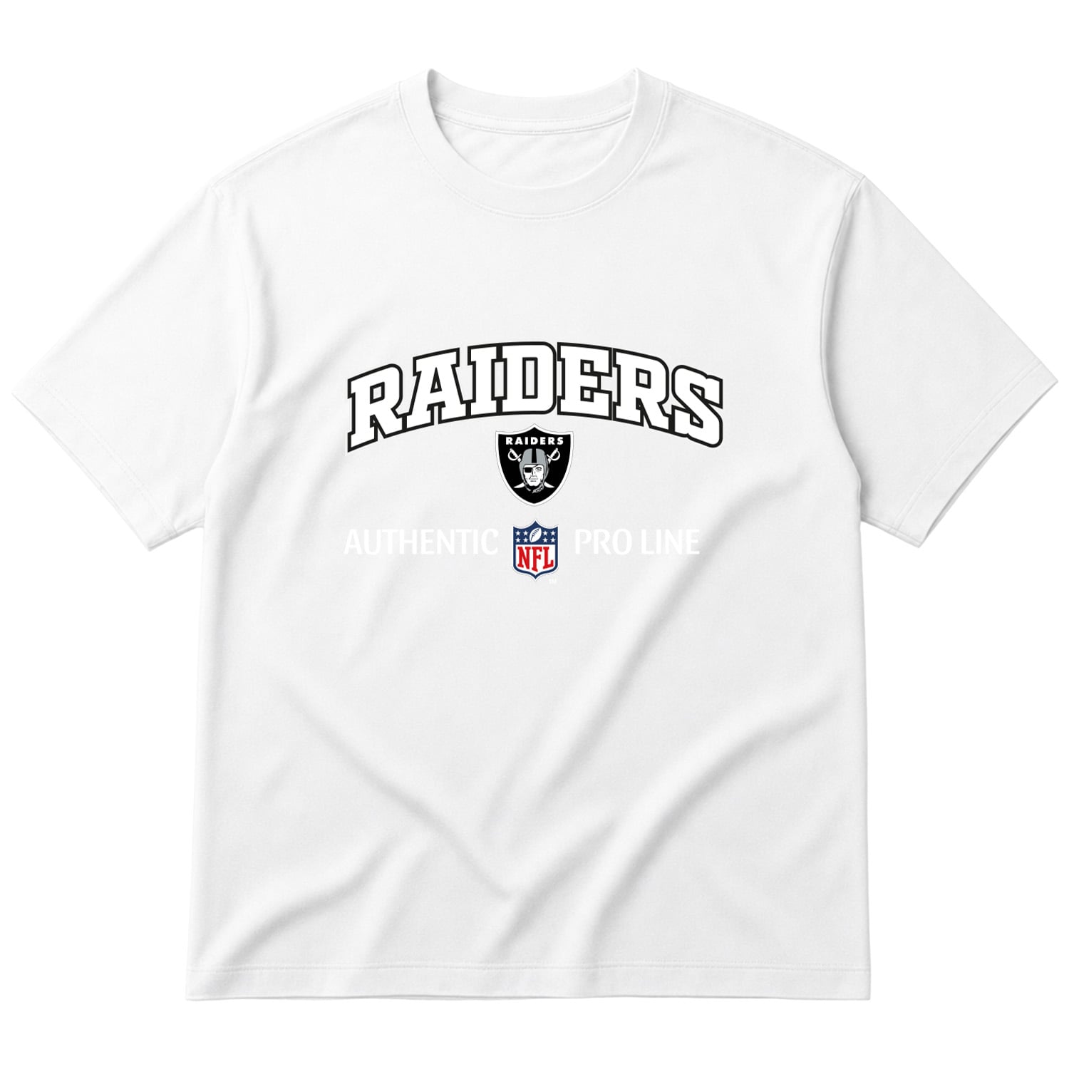 Raiders NFL Oversize Tişört M - Beyaz