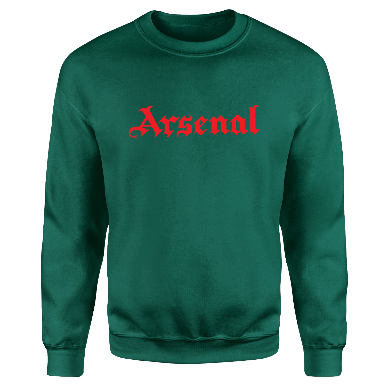 Arsenal Black Letters R Sweatshirt XL - Nefti Yeşili