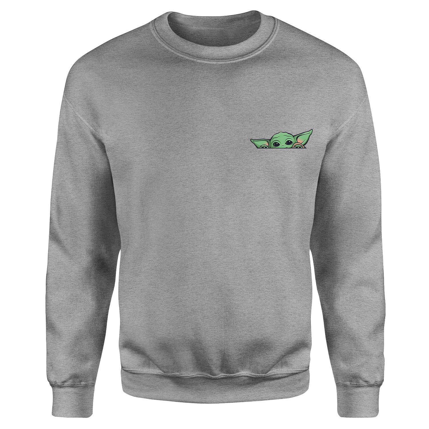 Baby Yoda Sweatshirt L - Gri