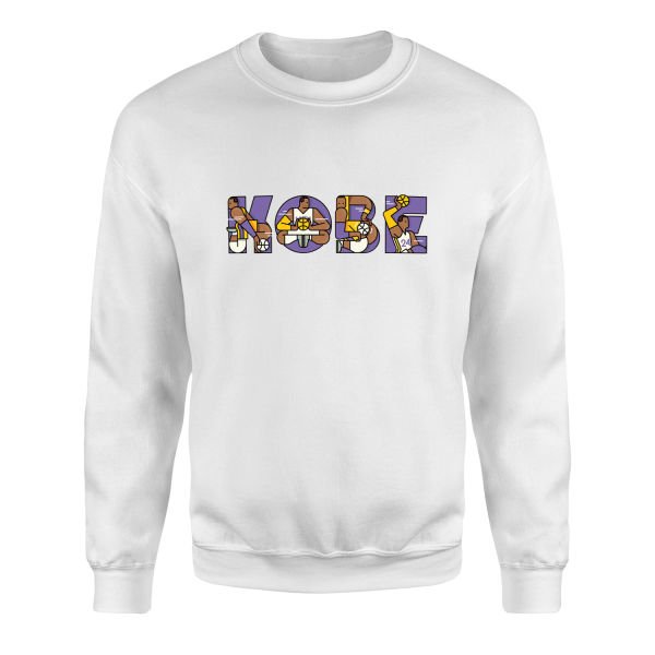 KOBE Sweatshirt XL - Beyaz