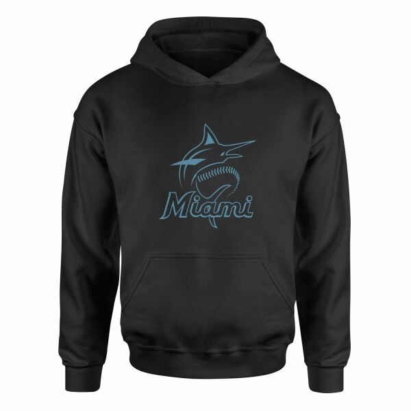 The Marlins Hoodie L - Siyah