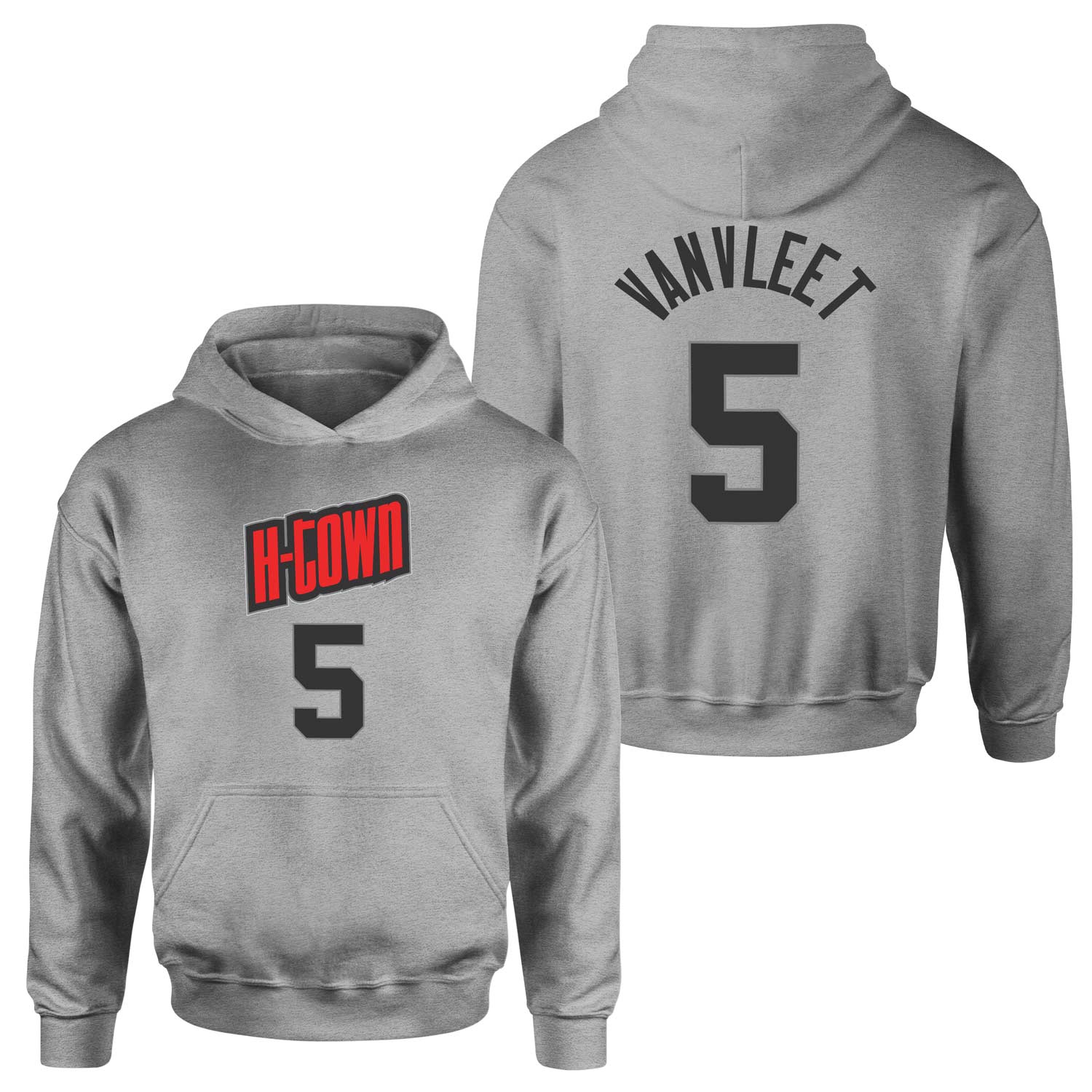 Fred VanVleet 5 City Edition Forma Hoodie L - Gri