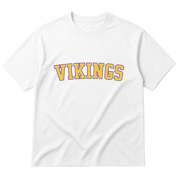 The VIKINGS Oversize Tişört L - Beyaz
