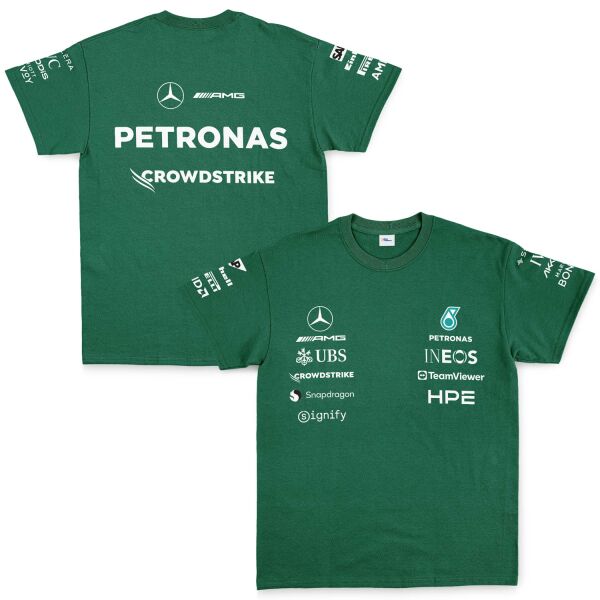 Mercedes AMG Petronas 2026 Teamline Tişört M - Nefti Yeşili
