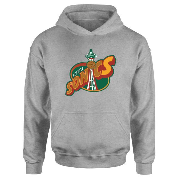 Supersonics Hoodie XL - Gri