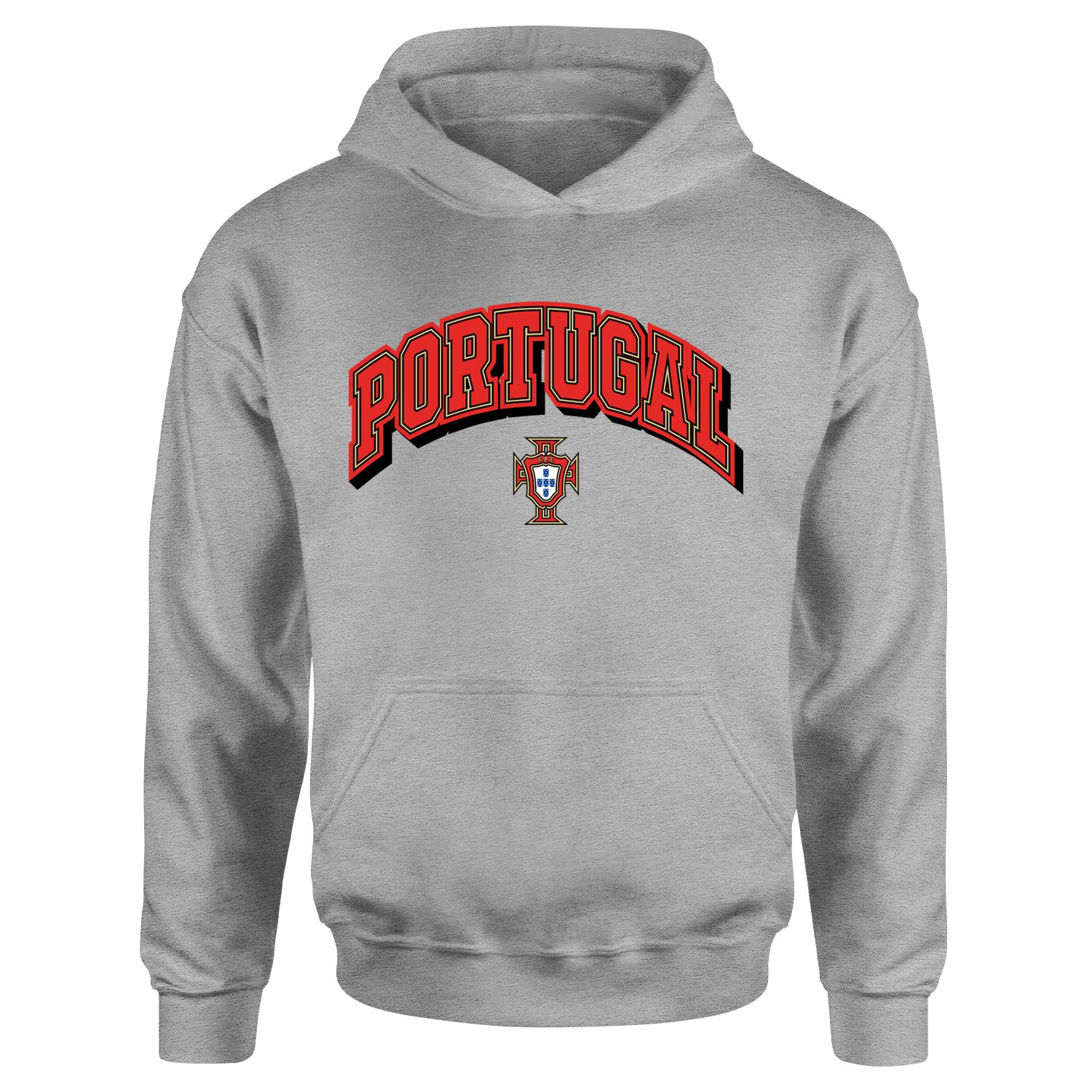 Portekiz 2026 Varsity Hoodie M - Gri