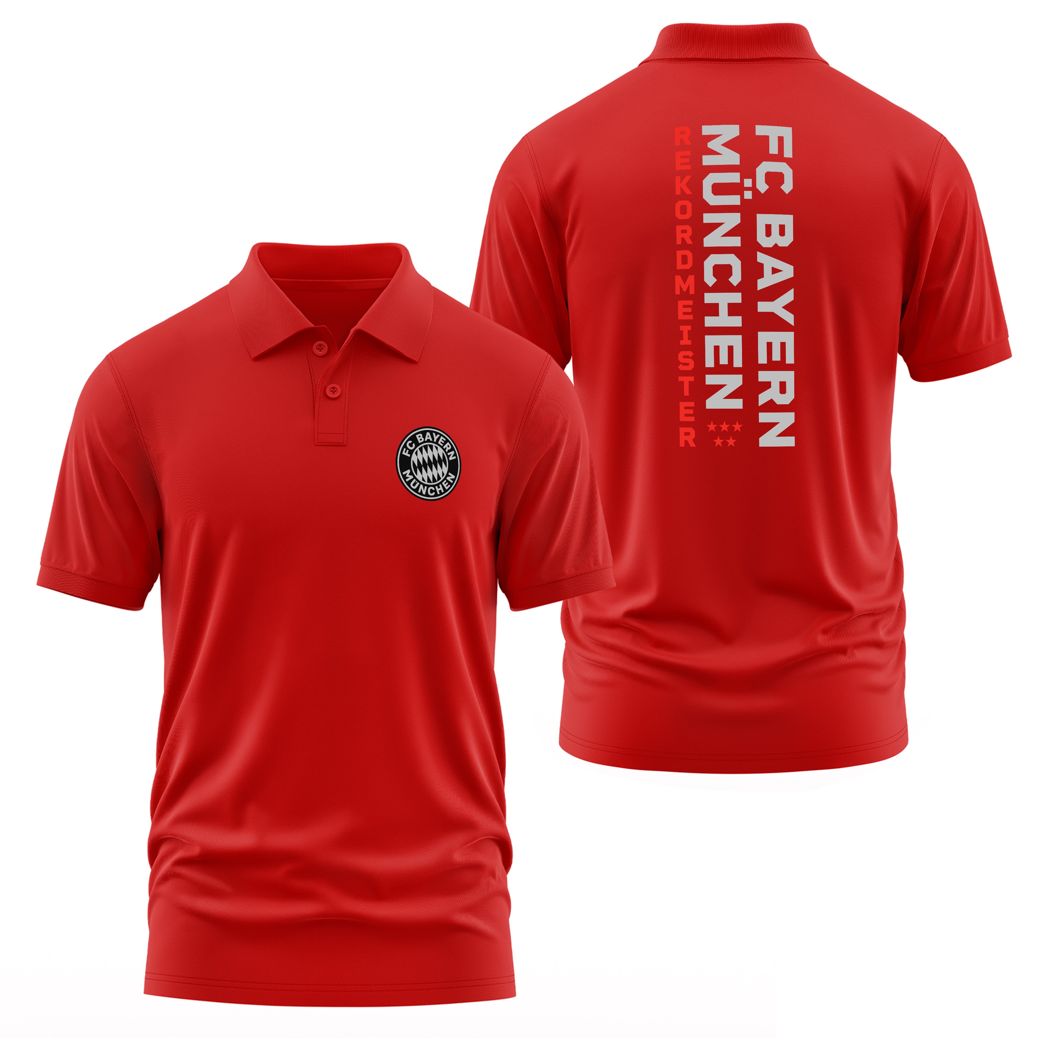 FC Bayern Münih REKORDMEISTER SE Edition Polo Tişört