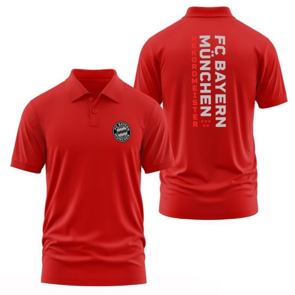 FC Bayern Münih REKORDMEISTER SE Edition Polo Tişört