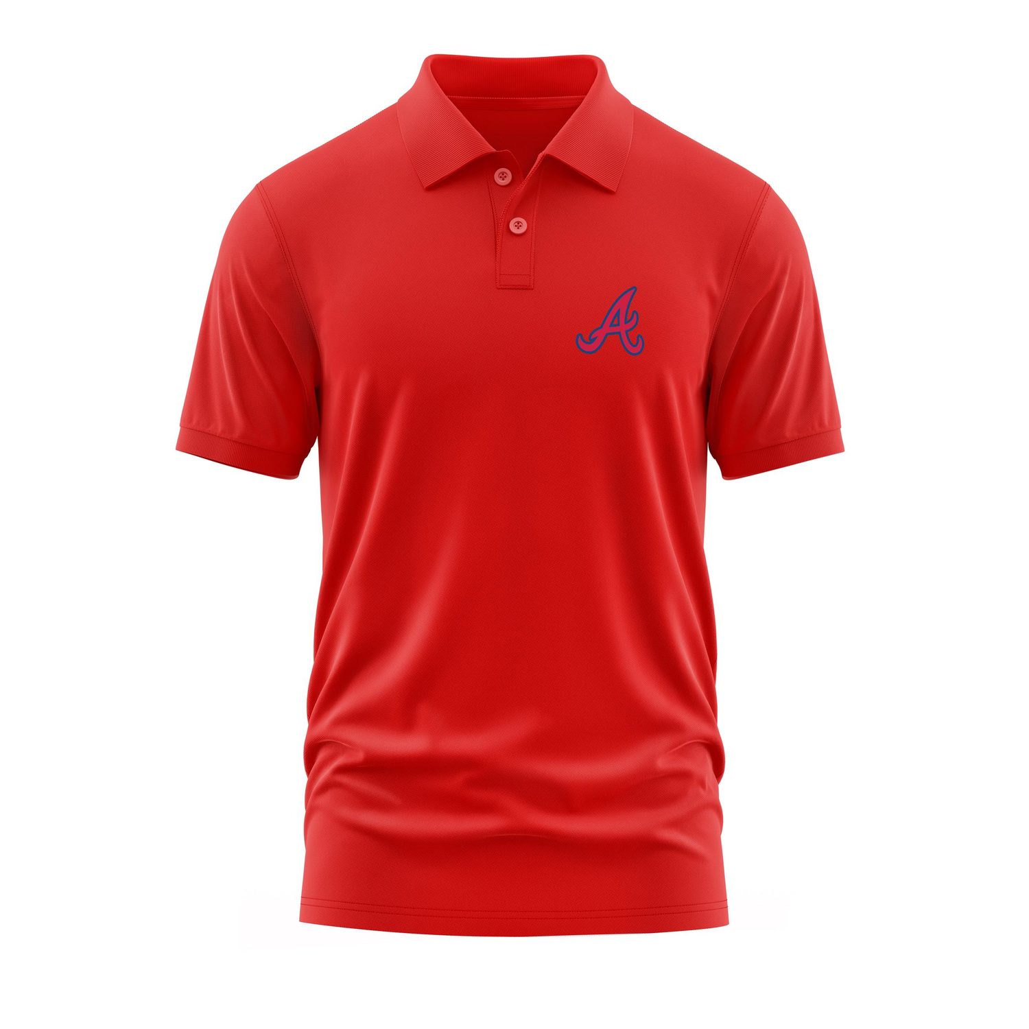 Atlanta Braves Polo Tişört M - Kırmızı