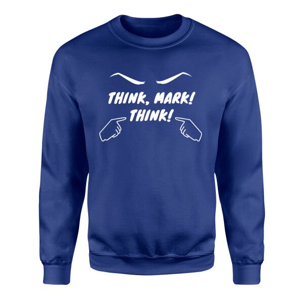 Think Mark Think Sweatshirt S - İndigo Mavisi