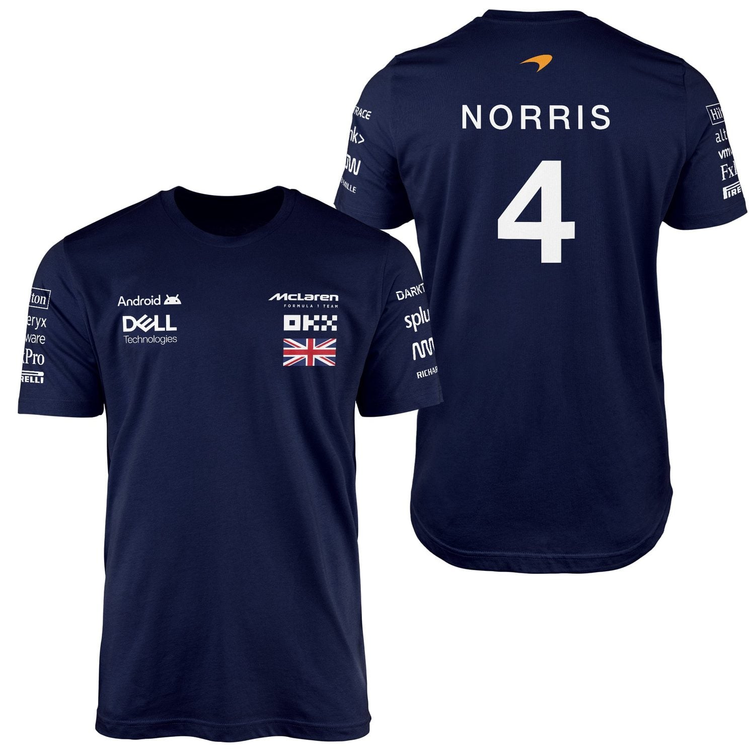 Lando Norris | Driver Edition Tişört XXL - İndigo Mavisi