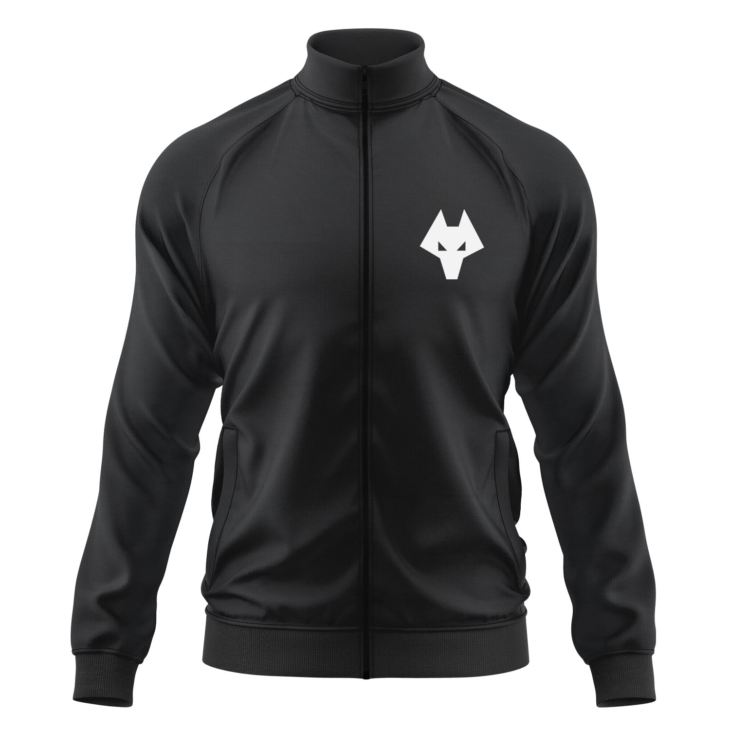 Wolverhampton Icon W Fermuarlı Sweatshirt S - Siyah