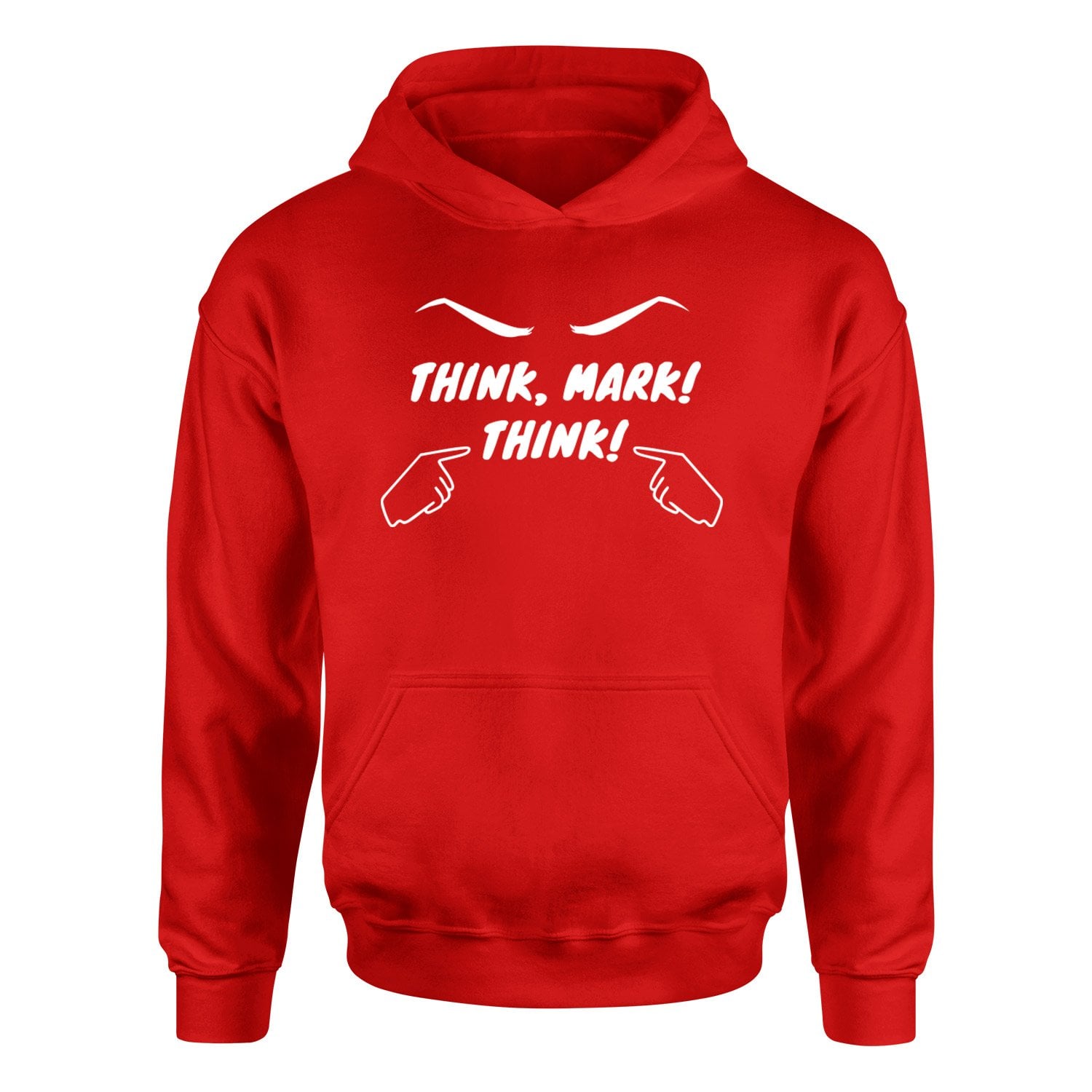 Think Mark Think Hoodie M - Kırmızı