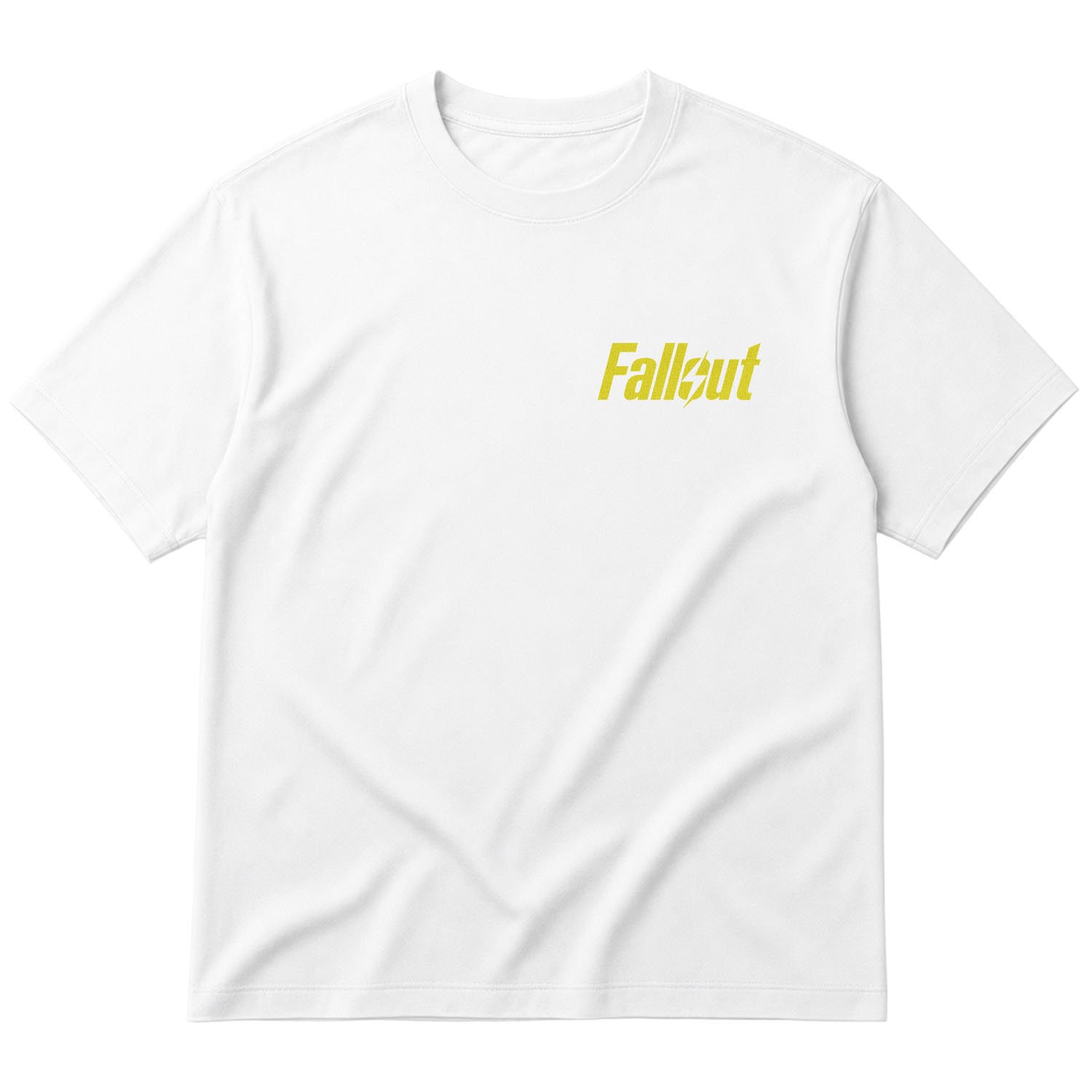 Fallout Oversize Tişört L - Beyaz