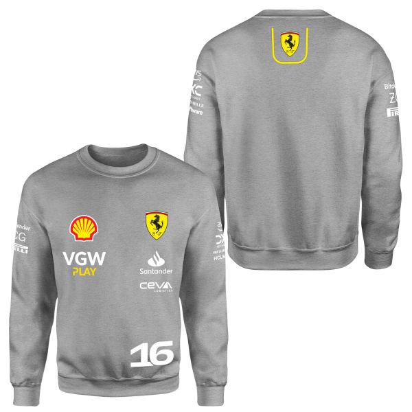 Scuderia Ferrari 2024 Charles Leclerc 16 Driver Edition Sweatshirt
