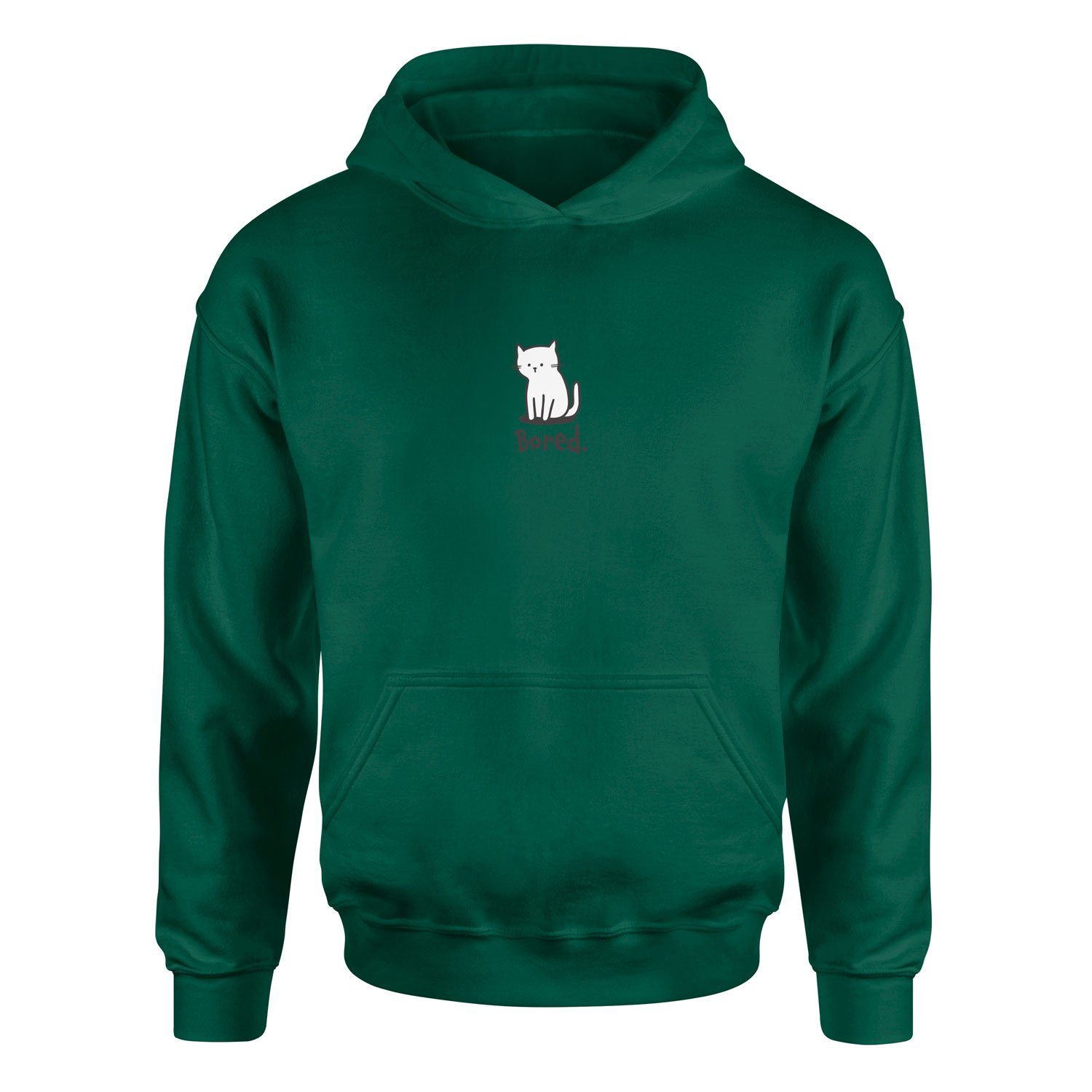 Bored. Hoodie L - Nefti Yeşili