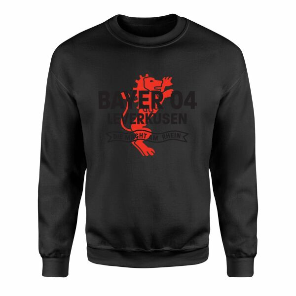 B04 Leverkusen Die Macht Am Rhein Sweatshirt S - Siyah