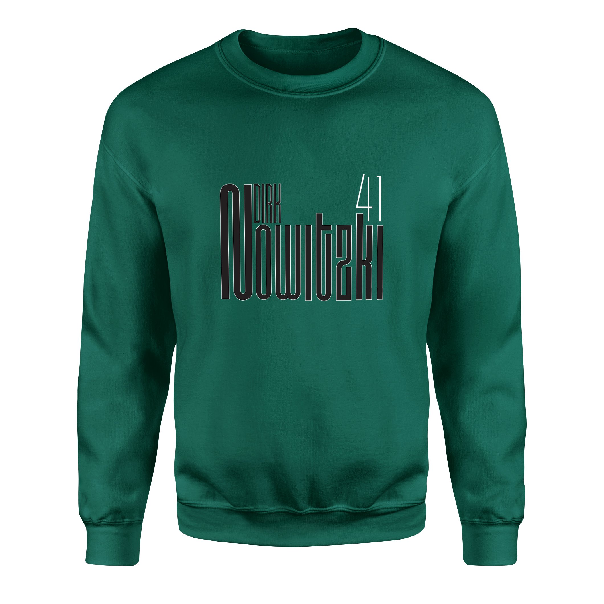 Dirk Nowitzki Sweatshirt M - Nefti Yeşili