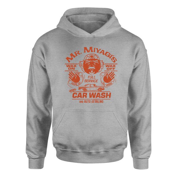 Mr. Miyagi Car Wash Hoodie L - Gri
