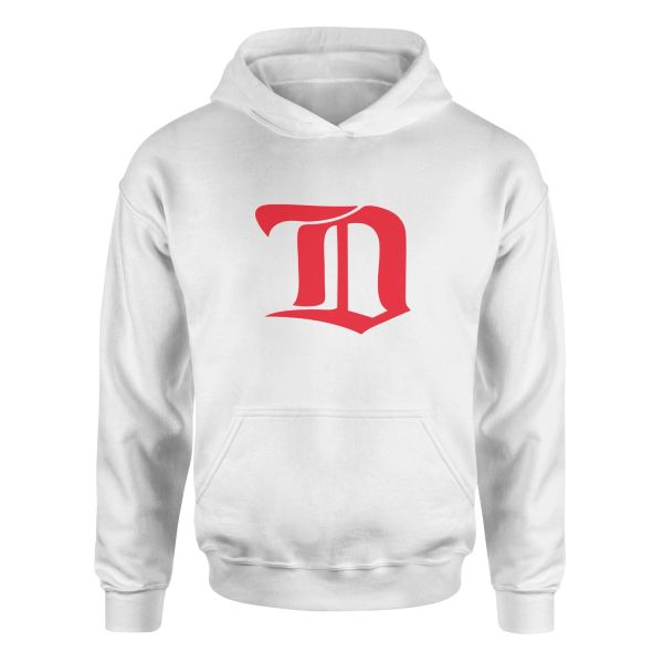 Detroit Red Wings Retro Hoodie S - Beyaz