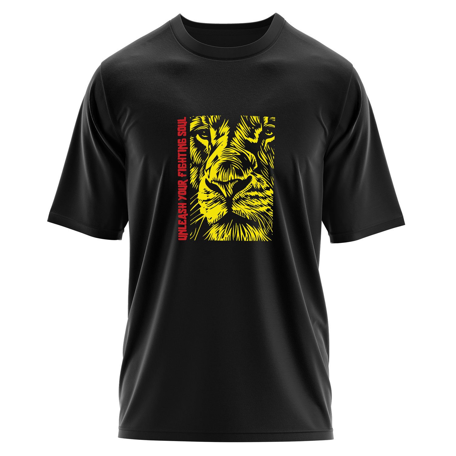 Unleash Your Fighting Soul | Lion II Oversize Tişört