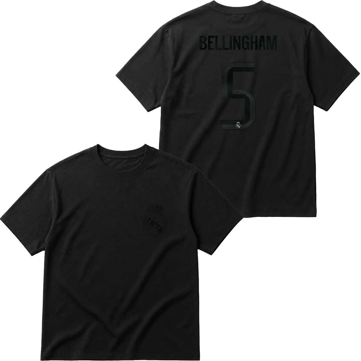 Jude Bellingham RM BL Forma Oversize Tişört M - Siyah