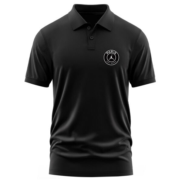 PSG X Air Jordan Polo Tişört S - Siyah