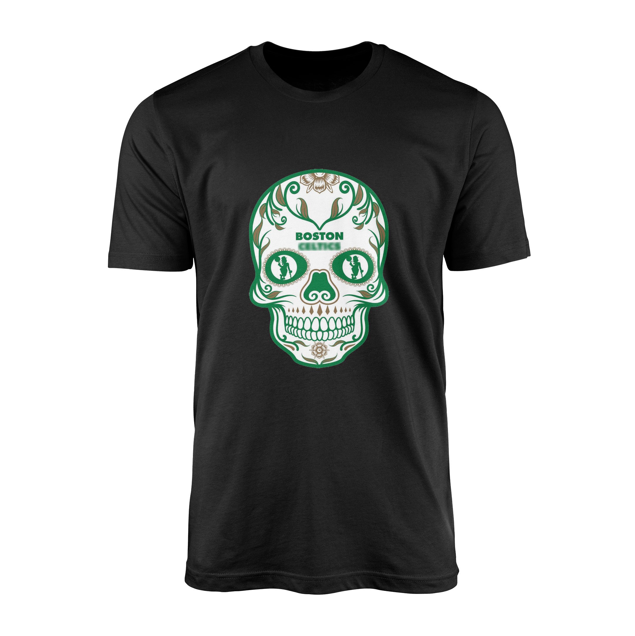 Boston Skull Tişört